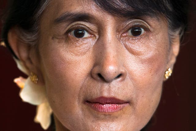 <p>Aung San Suu Kyi pictured in 2012</p>