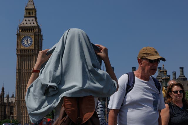 <p>The fire brigade attended two fires in 24 hours as temperatures soar in the capital</p>