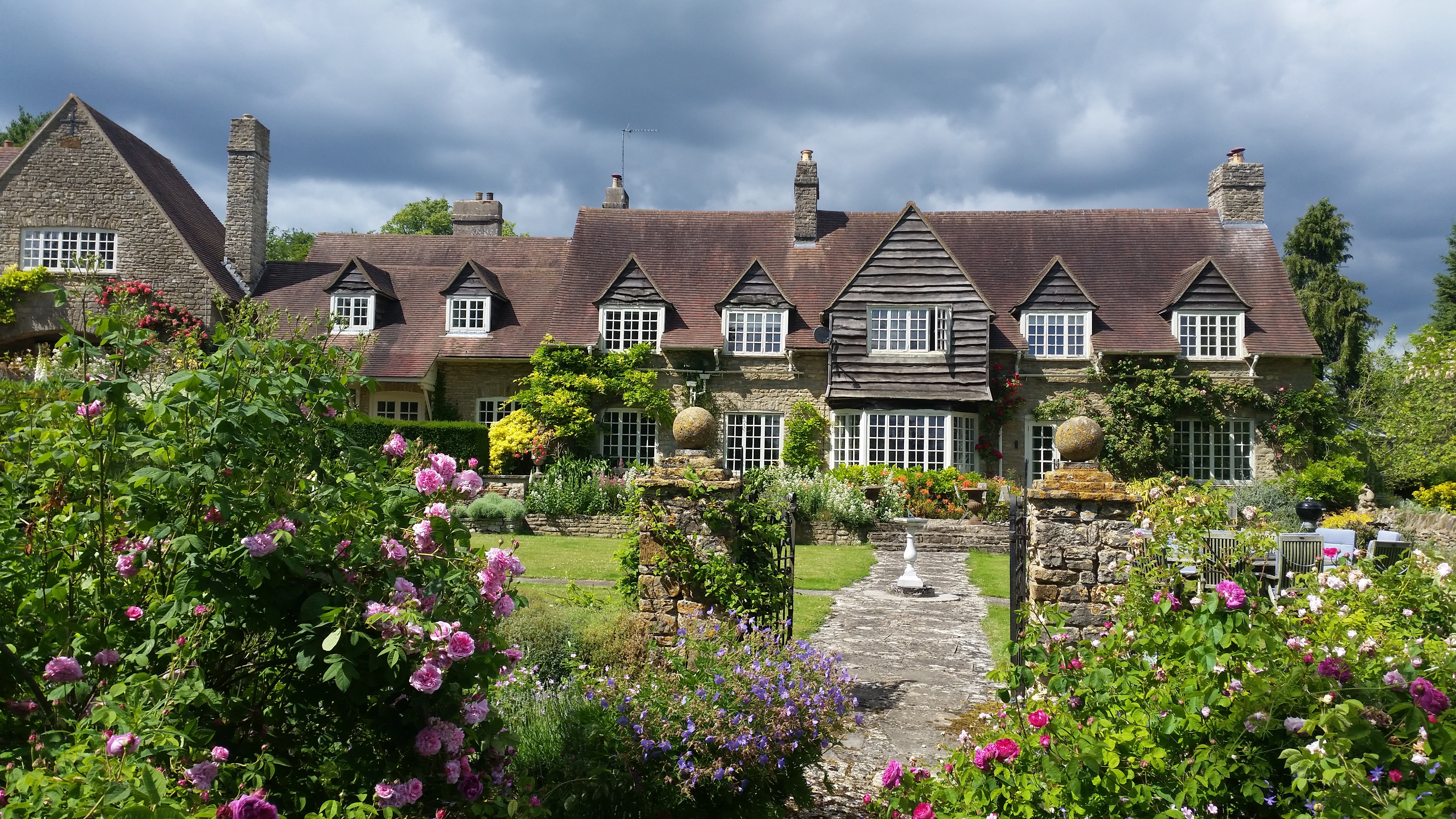 The converted barn owned by Rachel Halversen near Brackley in Northamptonshire which she says has been empty since it was bought by the government in a £4m deal