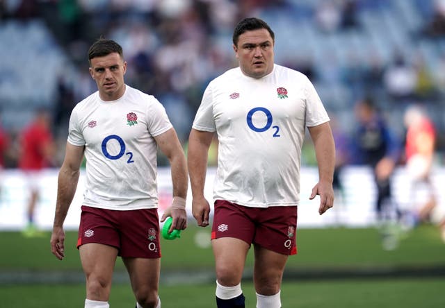 <p>George Ford (left) and Jamie George (right) will co-captain England against France</p>