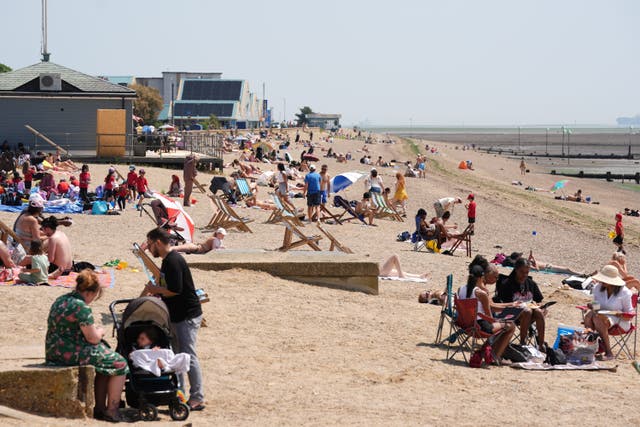<p>The UK has recorded its warmest day of the year so far </p>