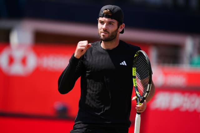 <p>Jacob Fearnley beat Corentin Moutet in three sets</p>