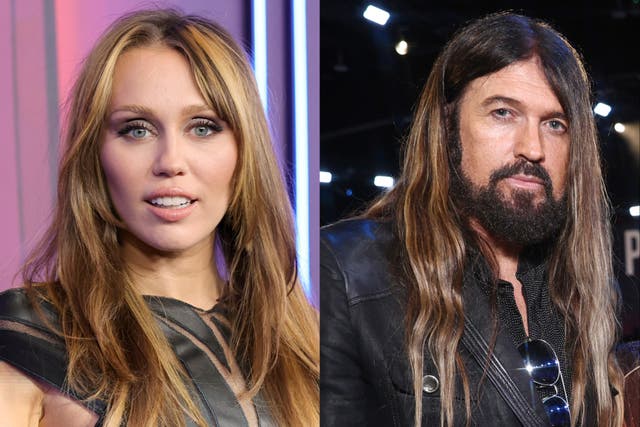 <p>“Esta canción fue escrita como una ofrenda de paz para alguien que había perdido por un tiempo, pero que siempre he amado”, escribió Miley en Instagram, haciendo referencia a su padre</p>