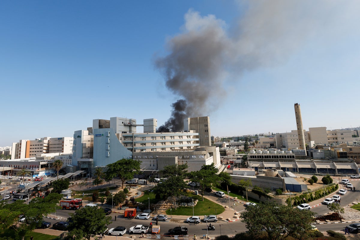 Israel-Iran latest: Israeli hospital suffers ‘extensive damage’ in direct hit from Iranian missile