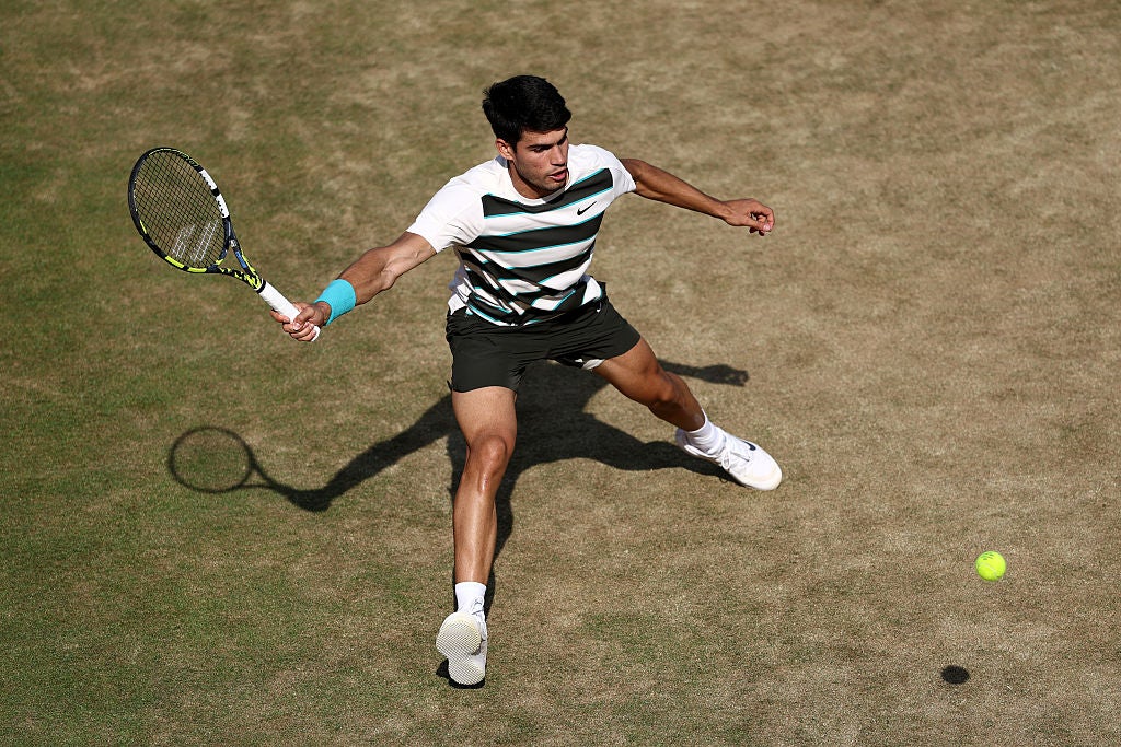 <p>Alcaraz plays fellow Spaniard Jaume Munar today</p>