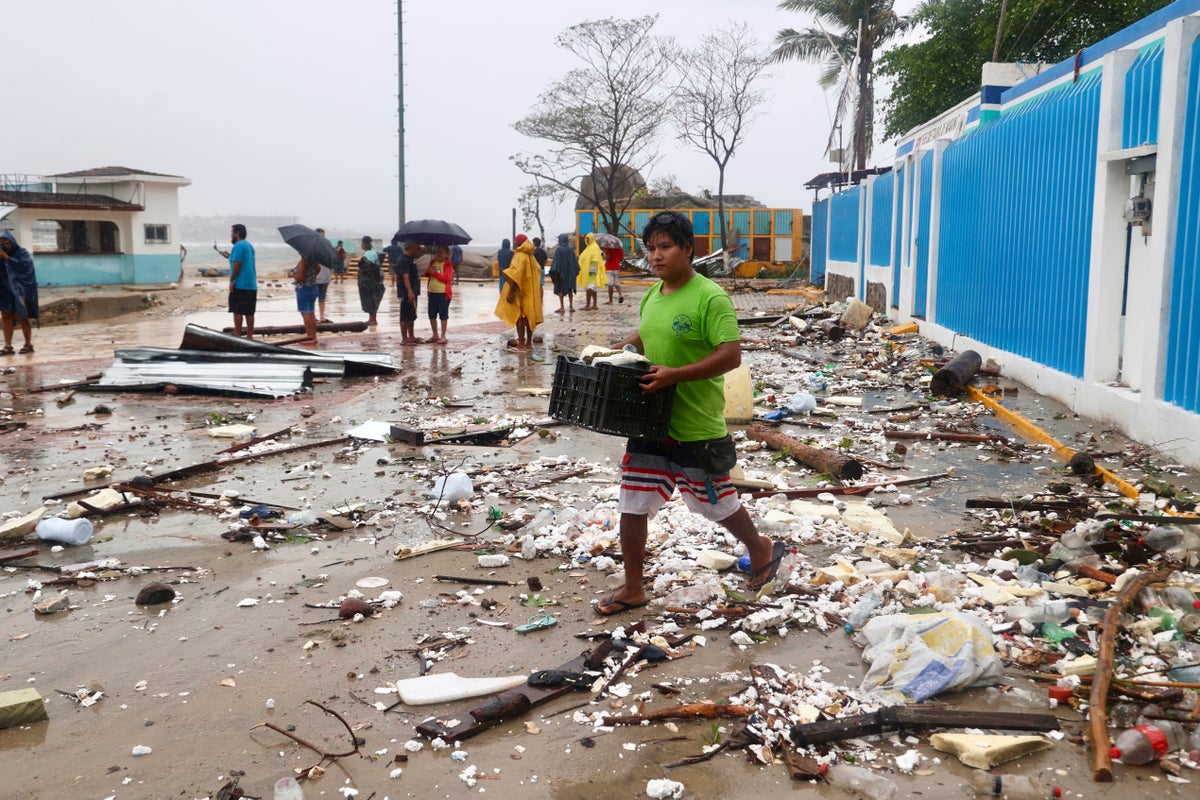 Mexico assesses damage from Hurricane Erick as rising rivers leave at least 1 dead
