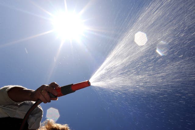<p>Thames Water is urging residents to refrain from watering their lawn during the shortages</p>