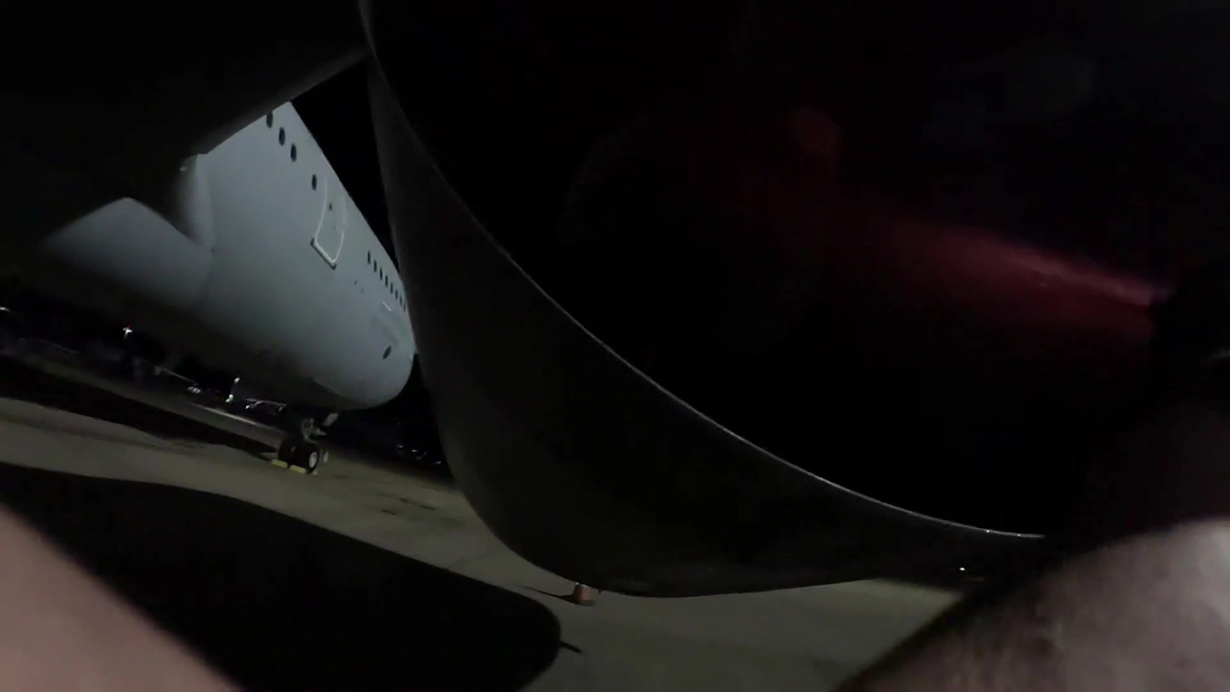 The group previously posted footage online showing people inside the Oxfordshire base, with one person appearing to ride an electric scooter up to an Airbus Voyager air-to-air refuelling tanker, before spray painting into its jet engine.
