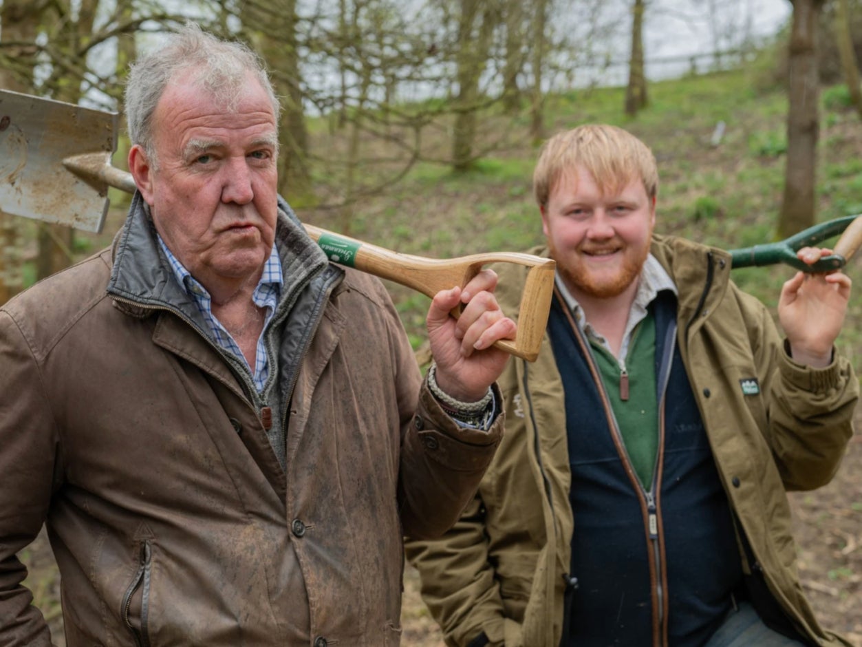 Jeremy Clarkson and Kaleb Cooper on ‘Clarkson’s Farm’