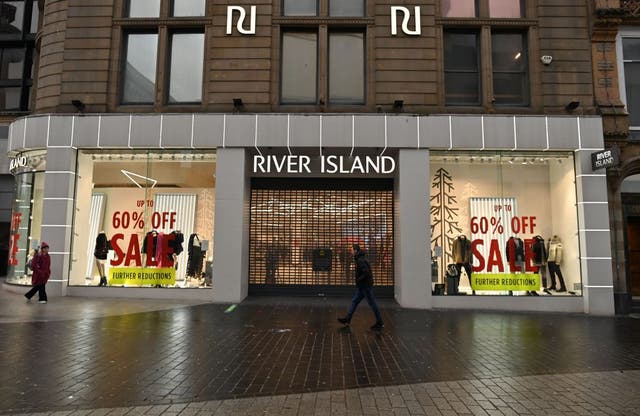 <p>River Island is reportedly at risk collapse ‘within weeks’</p>