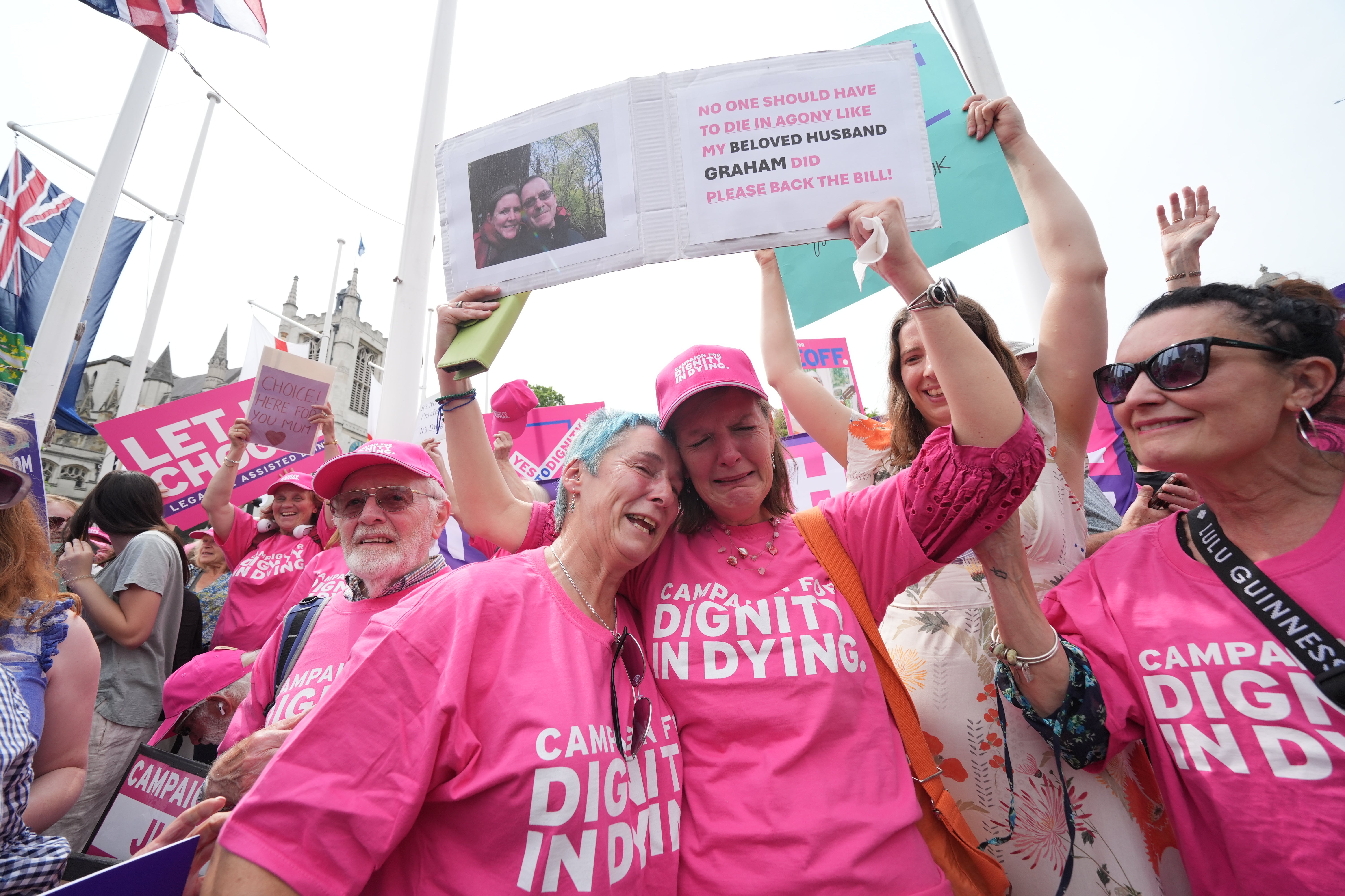 Campaigners were in tears after the Bill passed