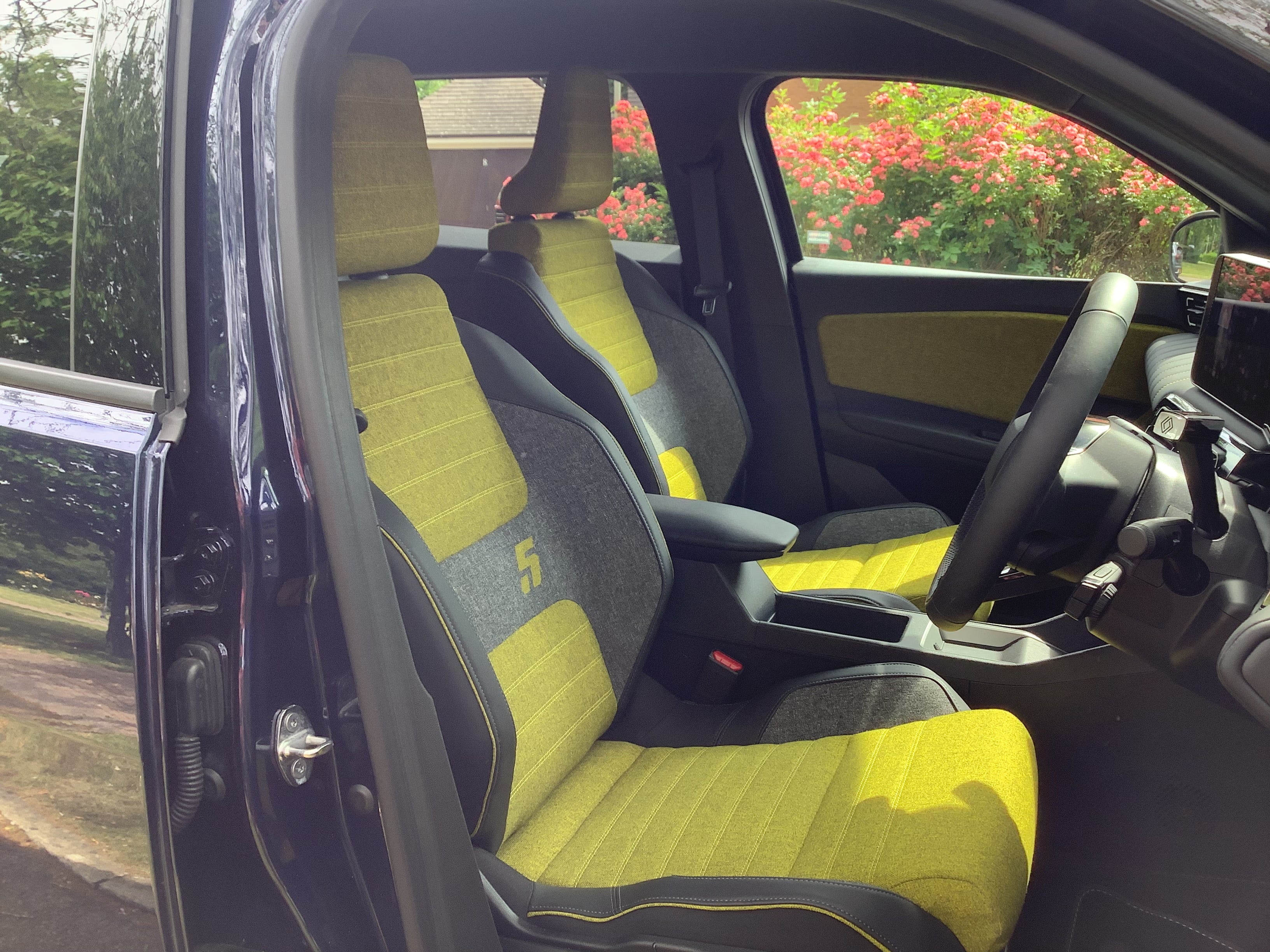 Bi-colour seats are a standout feature