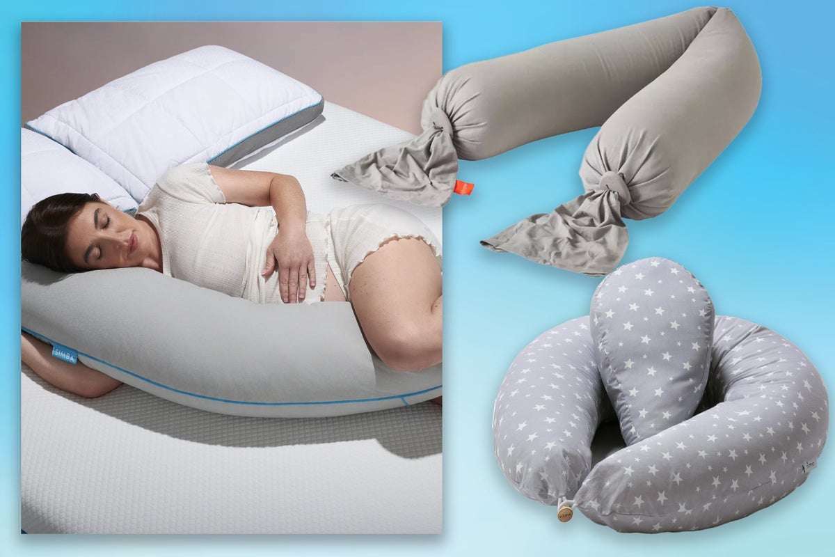 11 best pregnancy pillows that provide support and help ease back pain