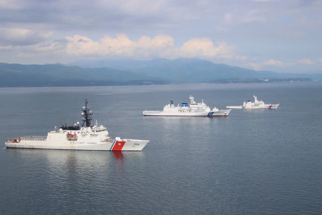 Japan US Philippine Coast Guard