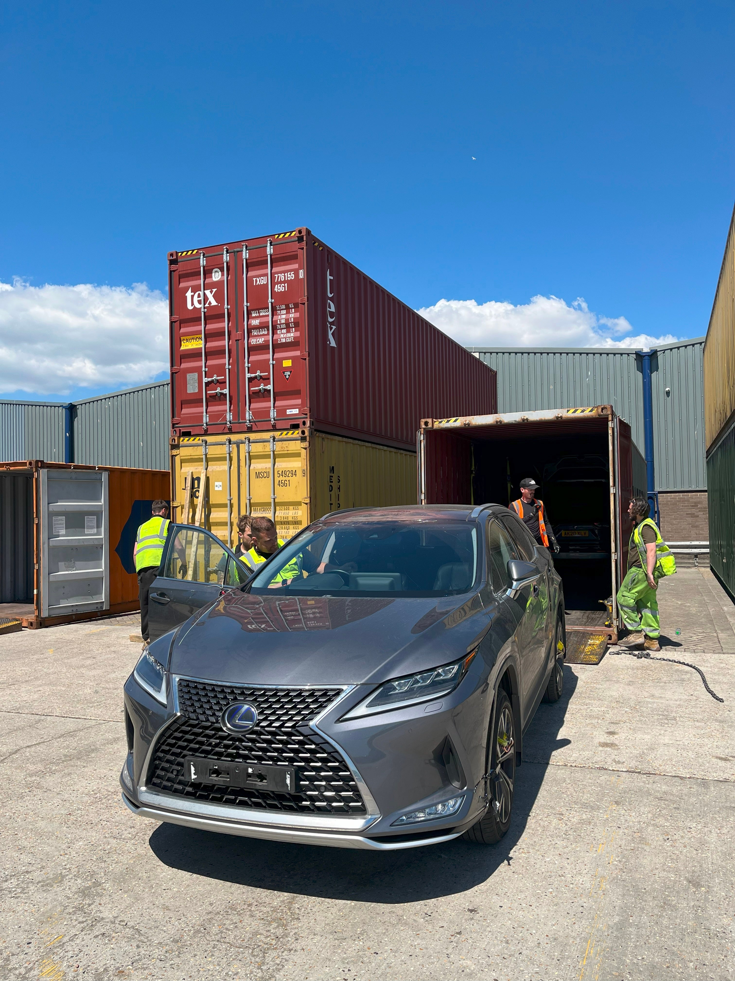 Many stolen cars find their way into containers heading overseas