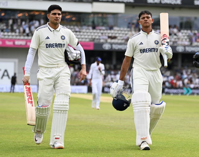 <p>Yashavi Jaiswal and Shubman Gill scored centuries as India took control of the first Test at Headingley</p>