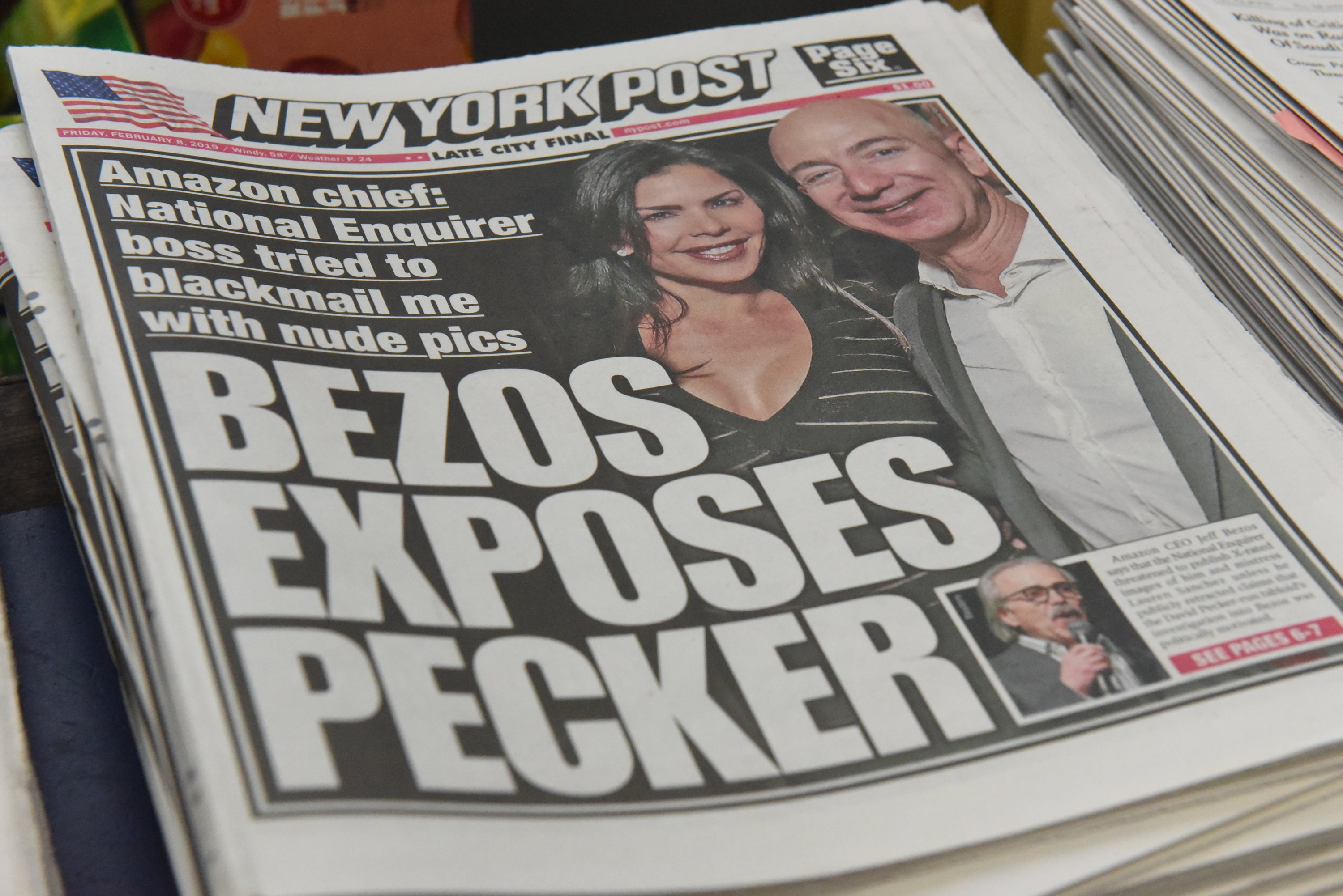 The 'New York Post' front page on February 8, 2019