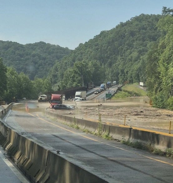 A major Tennessee interstate that runs through the Great Smoky Mountains may be closed for weeks following flooding and rock slides