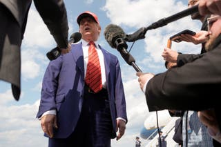 President Donald Trump on Friday claimed Tehran could produce a working weapon within “a matter of weeks” while offering no evidence.