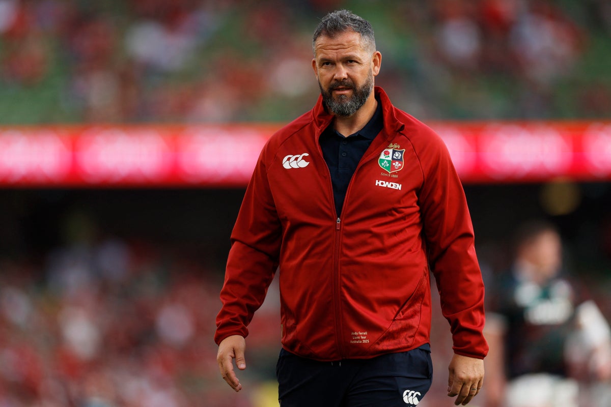 Andy Farrell admits Lions ‘have to be better’ after Argentina defeat