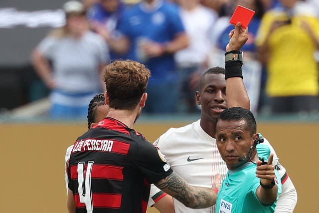 <p>Nicolas Jackson's red card capped off a terrible six-minute spell for Chelsea in Philadelphia</p>