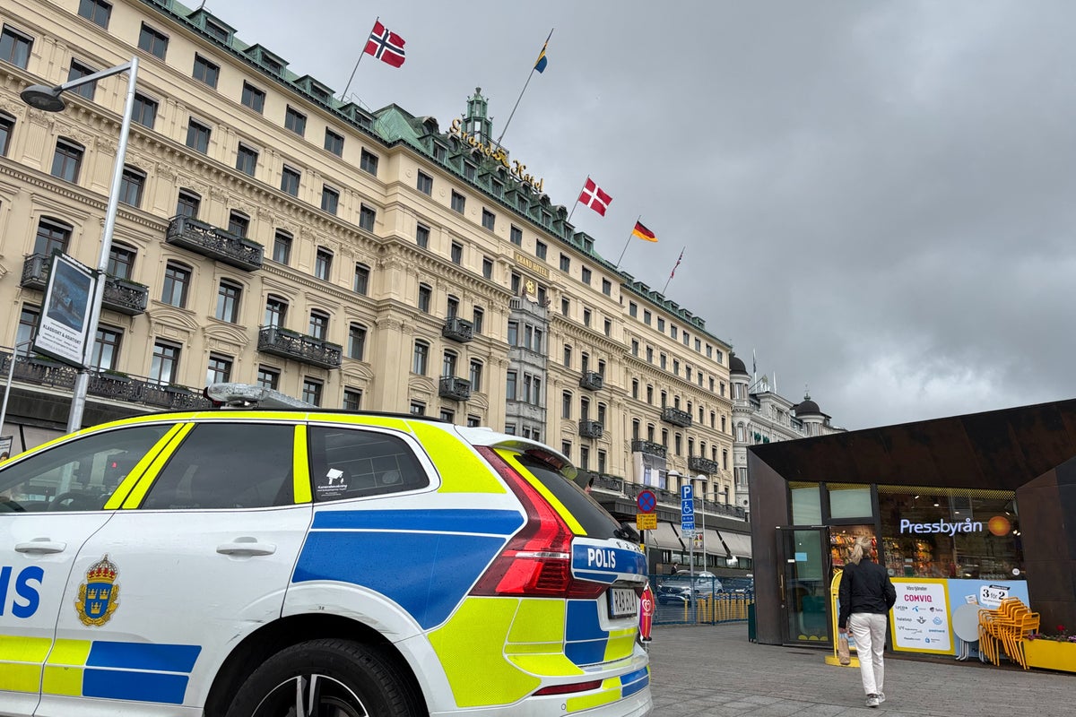 At least eight injured as tram derails and crashes into pizzeria in Sweden