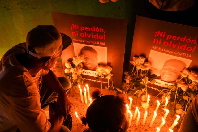 ECUADOR MILITARES-ADOLESCENTES MUERTOS