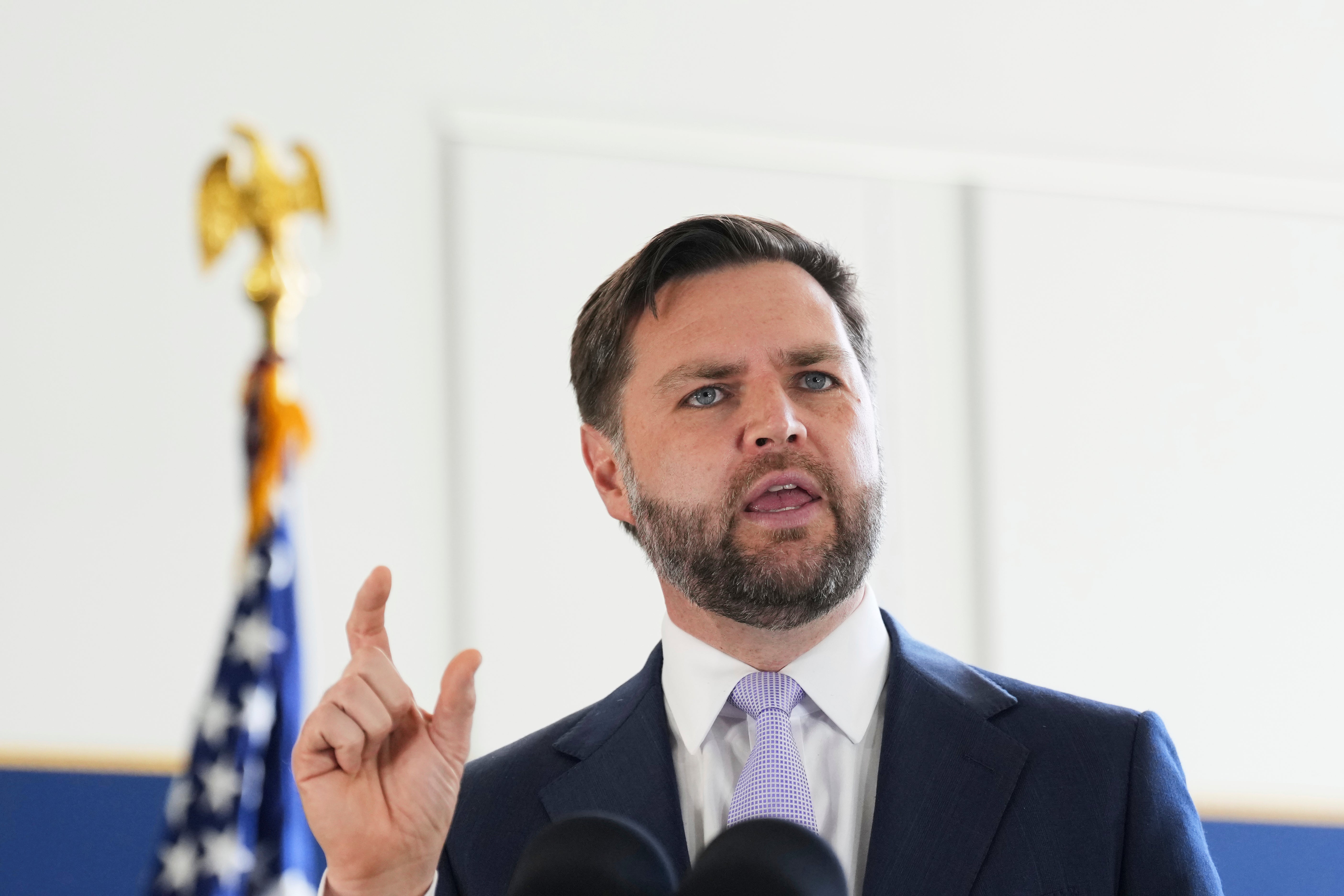 Vice President J.D. Vance said on Sunday that the United States had successfully set back Iran's nuclear weapons program, adding that President Donald Trump now hopes to pursue a diplomatic solution