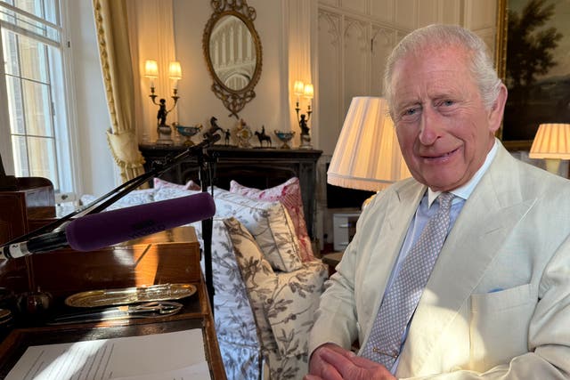 Charles recorded a special message (Antarctic Midwinter Broadcast/Boffin Media)