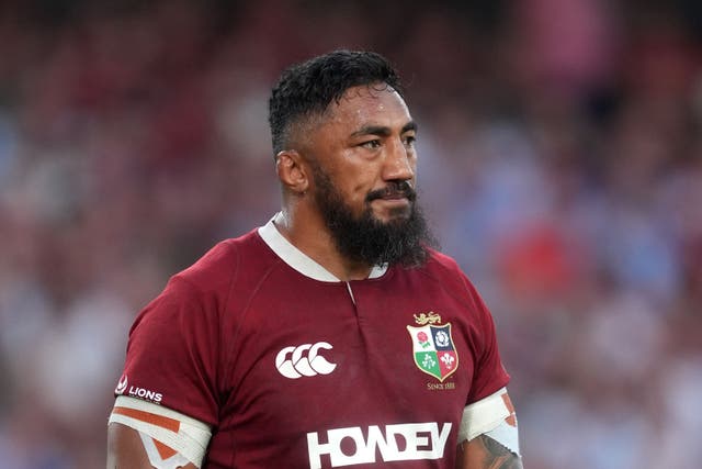 British and Irish Lions’ Bundee Aki (Brian Lawless/PA)