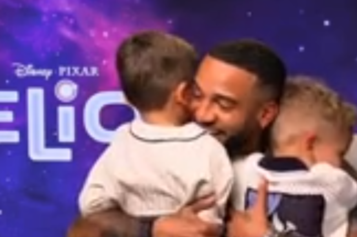 Aston Merrygold gets emotional as sons interview him for Disney’s Elio
