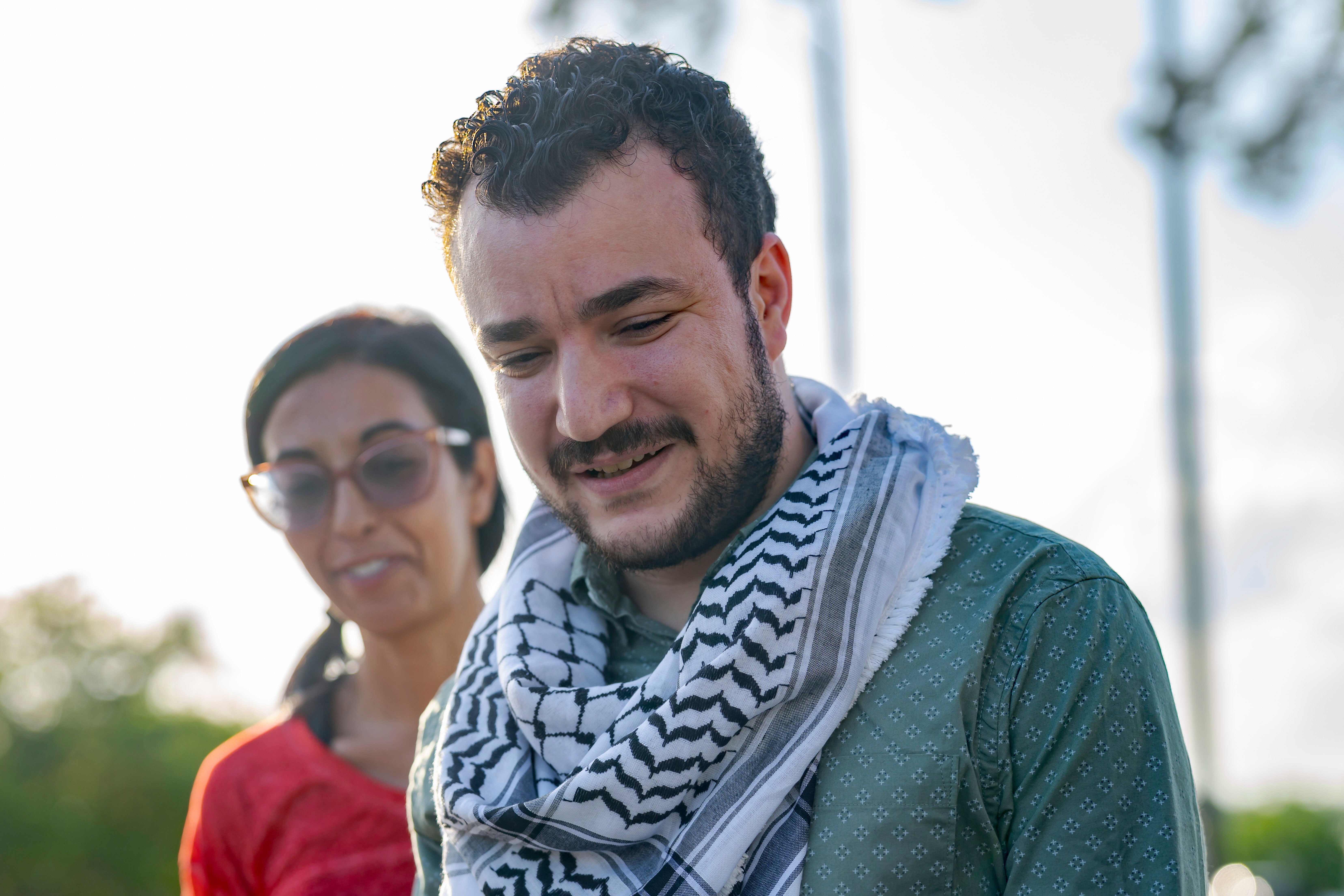 Columbia graduate student Mahmoud Khalil was detained in March and is now suing the Trump administration