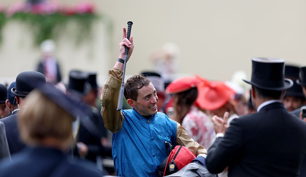 James Doyle rode Lazzat to victory at Ascot