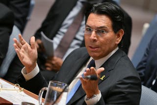 L'ambassadeur israélien de l'ONU Danny Danon prendra la parole lors du Conseil de sécurité des Nations Unies qui s'est tenue à New York