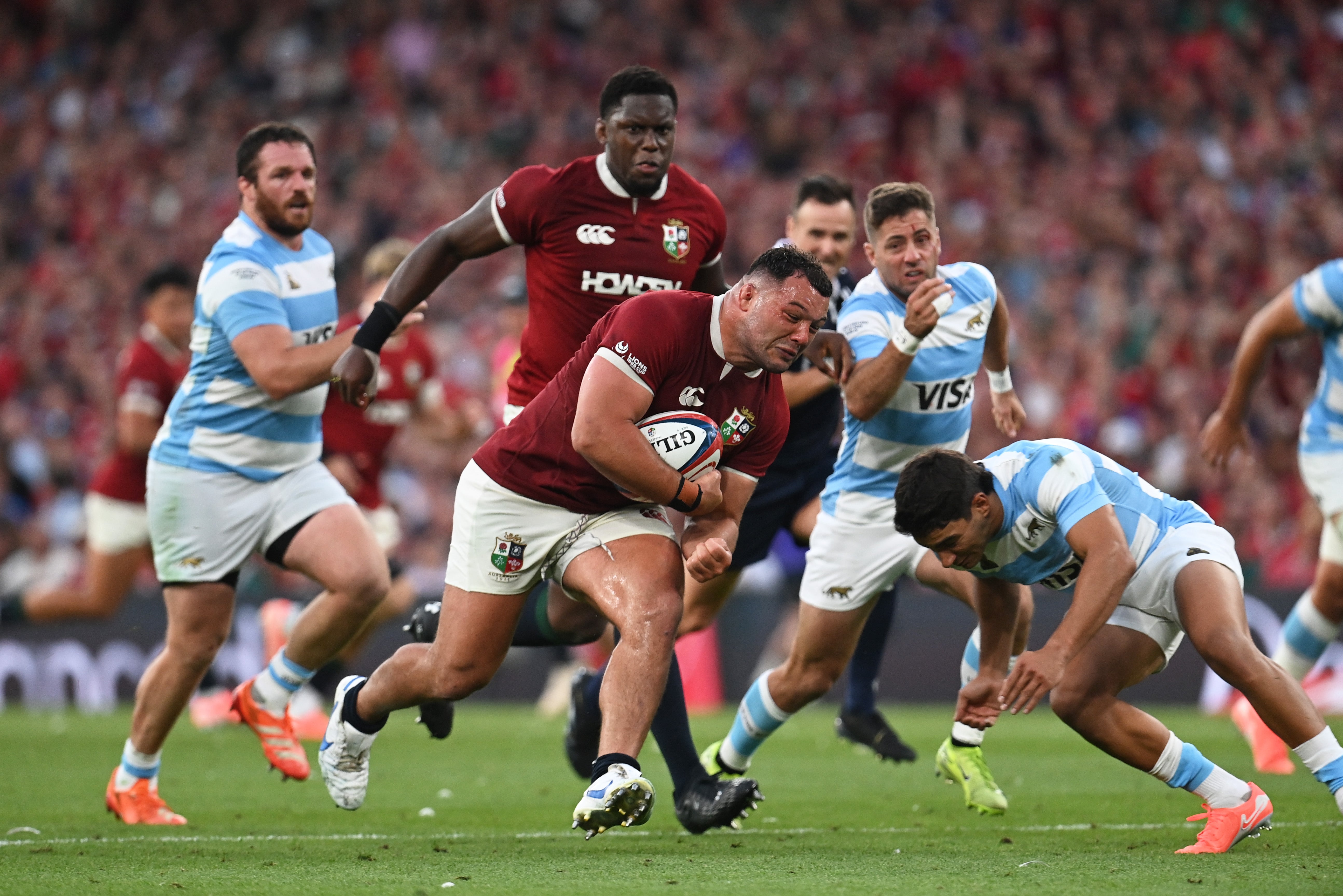 Ellis Genge was prominent in the loose and at the set-piece