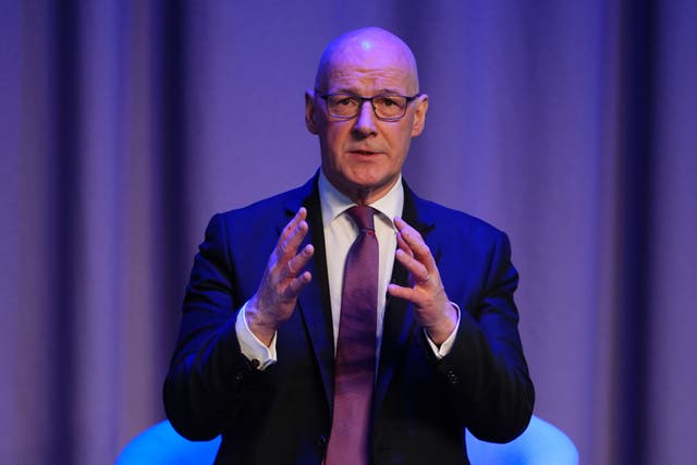 John Swinney said the situation in the Middle East has ‘ reached an alarmingly greater level of danger’ (Andrew Milligan/PA)