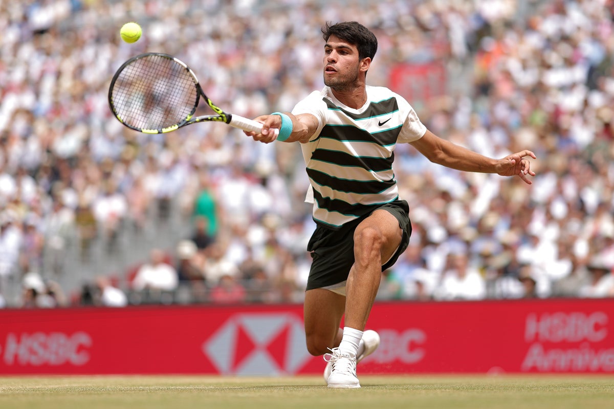Carlos Alcaraz v Jiri Lehecka live: Tennis score and result from Queen’s final