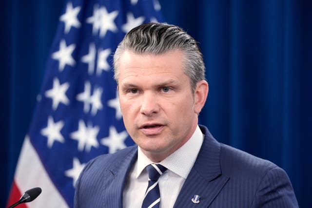 <p>In the fake memo, Defense Secretary Pete Hegseth warns service members about the use of their uniforms in social media promotions</p><p></p>