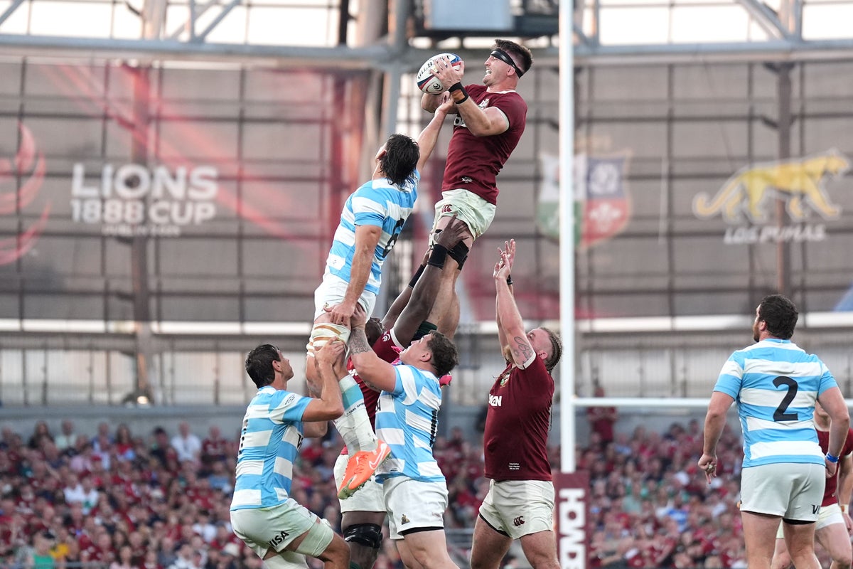 Tom Curry urges Lions to make most of Australia tour after Argentina setback