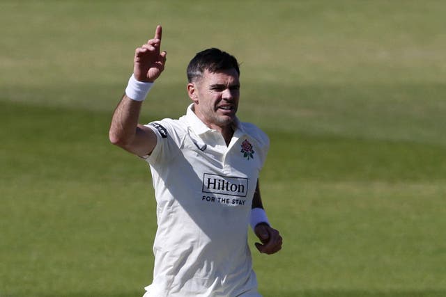 James Anderson – England’s all-time leading wicket-taker – has been handed the captaincy for Lancashire’s next two games (Richard Sellers/PA)