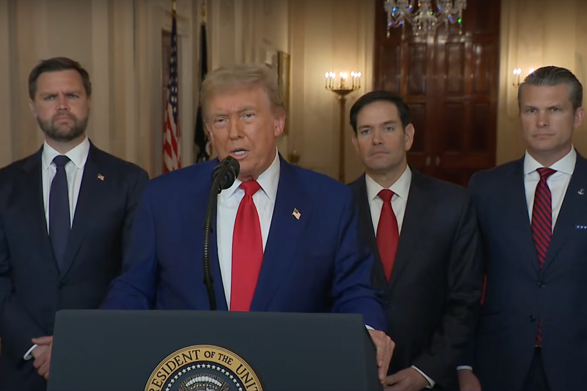 US-Iran latest: Trump says Iranian nuclear facilities were ‘completely and totally obliterated’ in bombing as he speaks after strikes