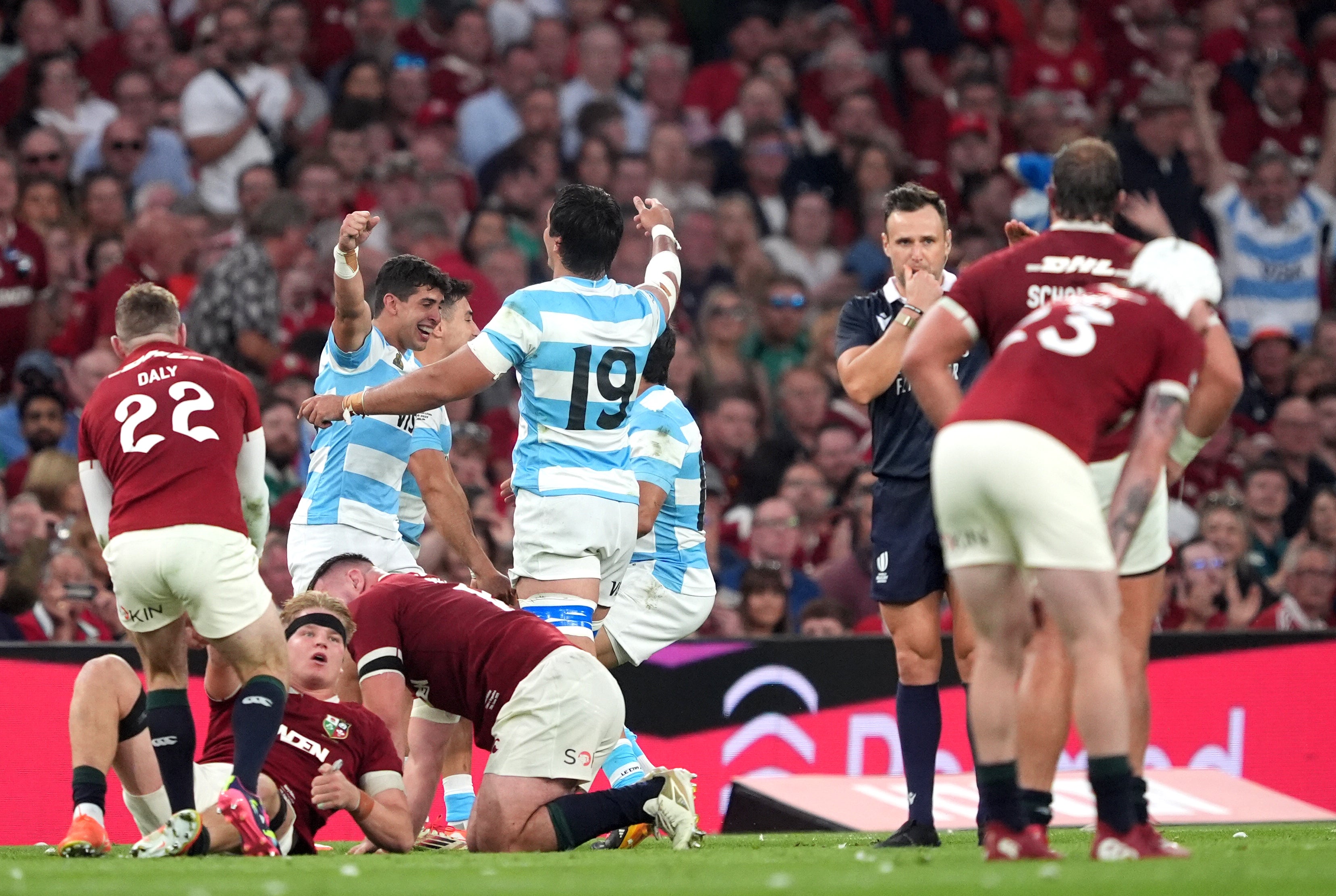 Os Leões foram espancados pela Argentina em seu jogo de abertura