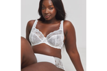 Best bras for bigger busts IndyBest review Pretty Secrets Ella white lace bra