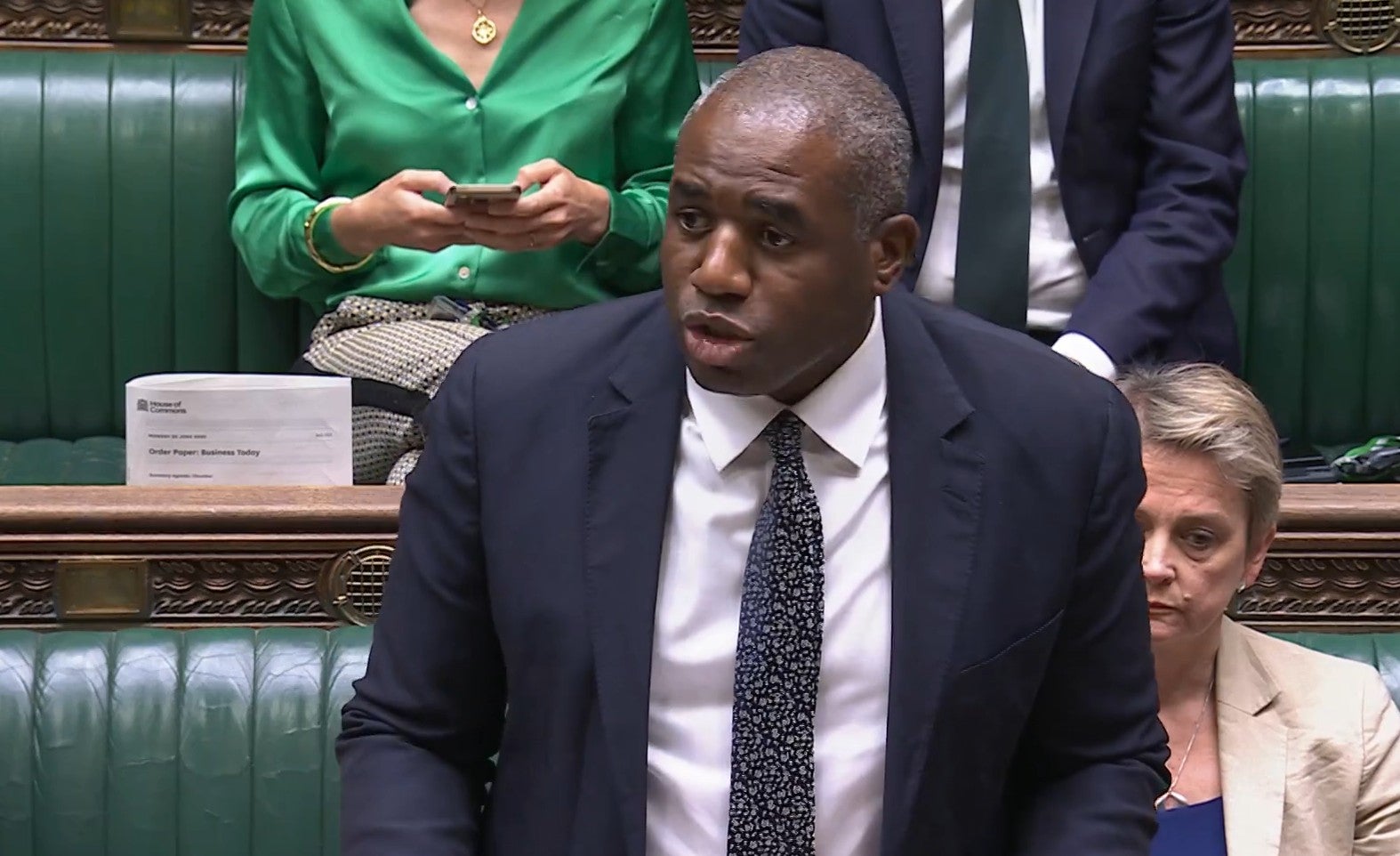 <p>David Lammy told parliament the Middle East was facing a “perilous moment”</p>