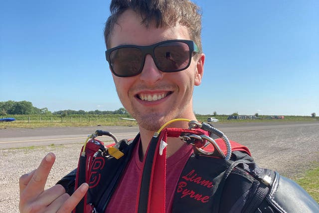 Mr Byrne featured in the BBC documentary, The Boy Who Can Fly , which focused on his journey toward becoming a champion skydiver.