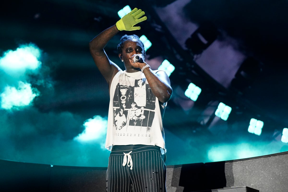 Young Thug performs for the first time since leaving jail, teams with Travis Scott and T.I.: Photos