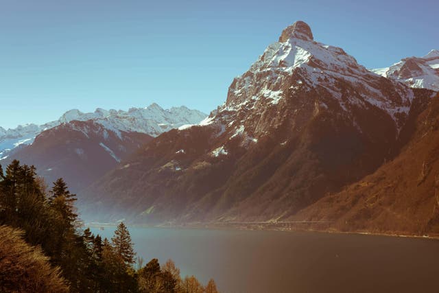 Liam Byrne died jumping from the Gitschen mountain in Switzerland (Alamy/PA)