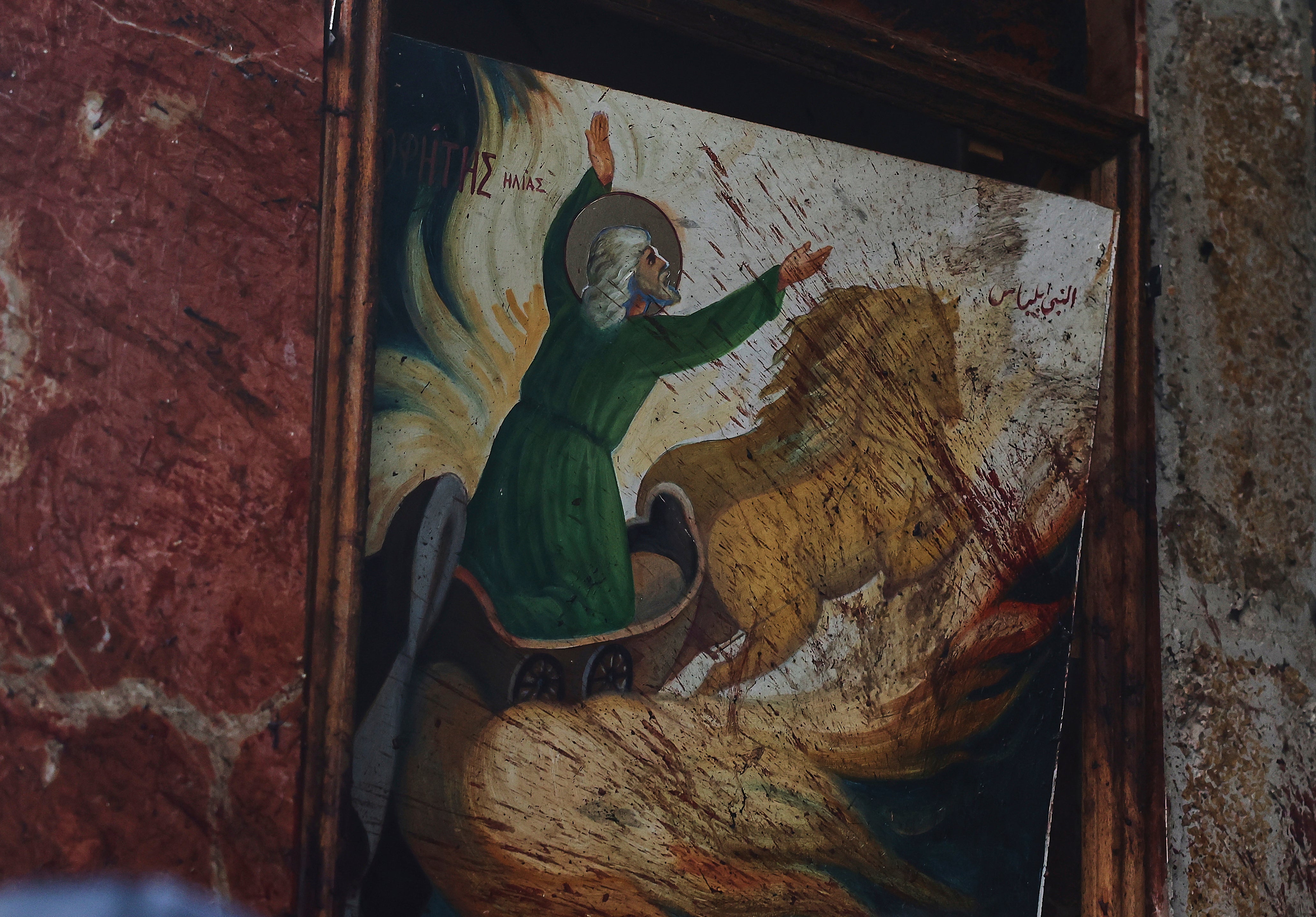 APTOPIX Syria Church Bombing,