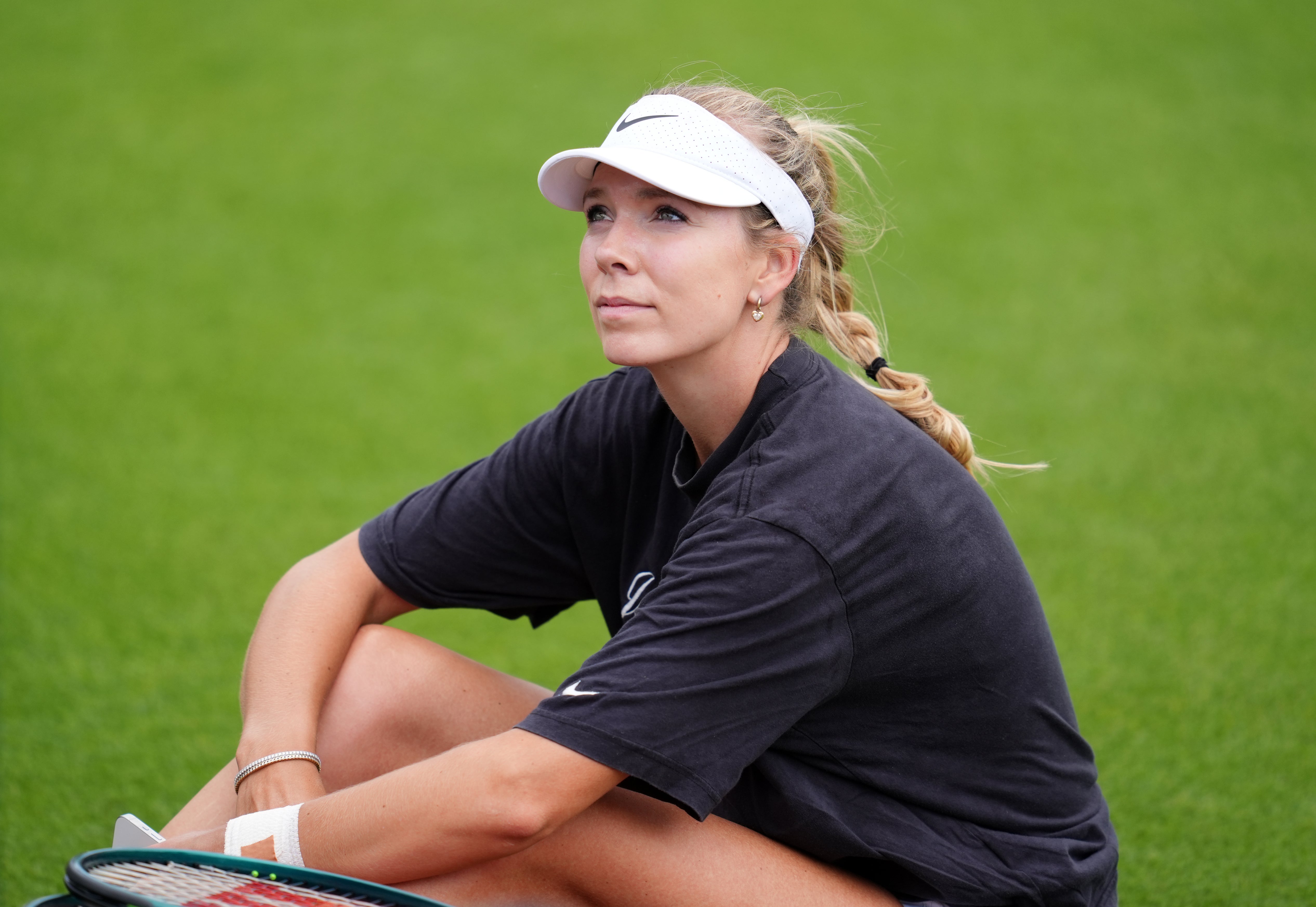 Emma Raducanu apoiou os comentários da rival britânica Katie Boulter (Adam Davy/PA)