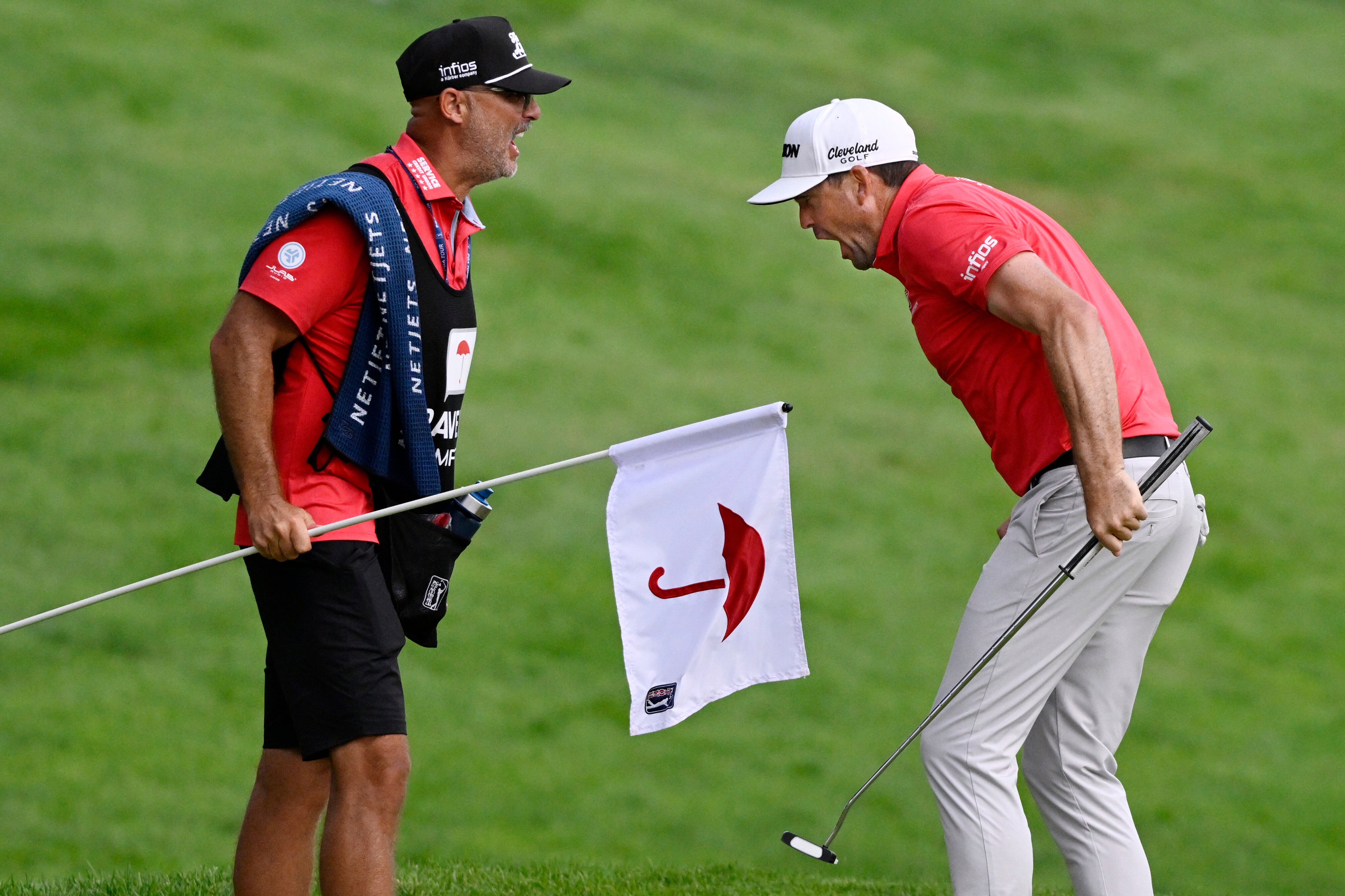 Victory at this home event, led to big celebrations from Bradley